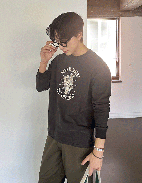 [Attractive Print✨] Ballpark Graphic Long Sleeve 71428