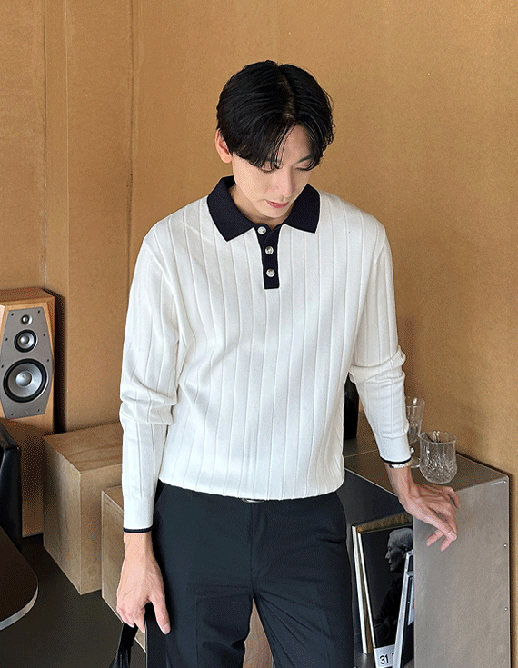 [단정한 클래식룩] 톤블록 Kara Knit  71435